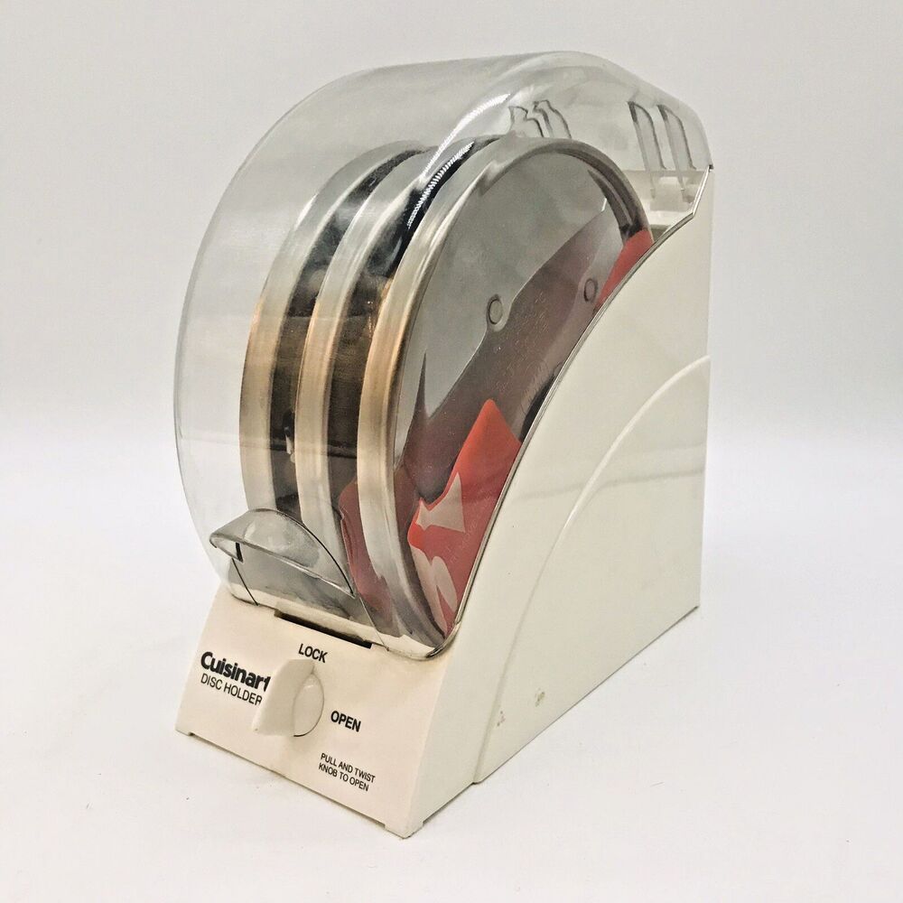 Cuisinart Prep II Food Processor Disk Holder with 3 Blades DLC 842TX 844TX 837TX